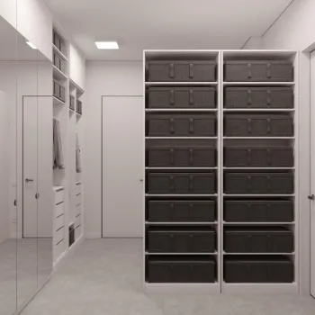 Интерьер гардеробной  смотреть на Basicdecor