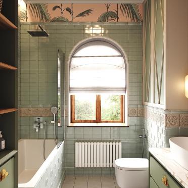Интерьер ванной  смотреть на Basicdecor
