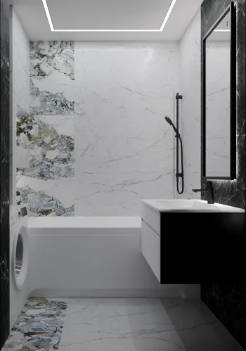 Интерьер ванной  смотреть на Basicdecor