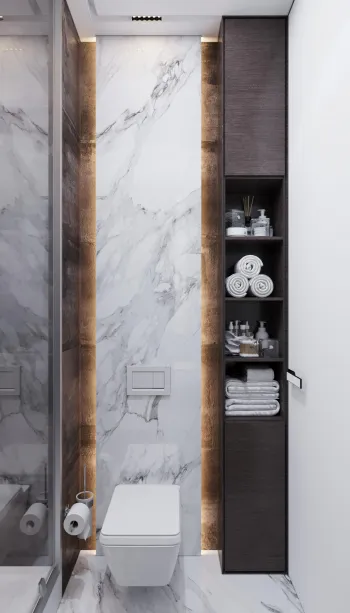 Интерьер ванной  смотреть на Basicdecor