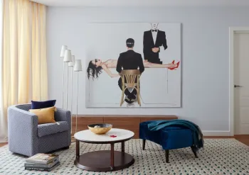 Интерьер гостиной в современном стиле смотреть на Basicdecor