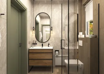 Интерьер ванной  смотреть на Basicdecor