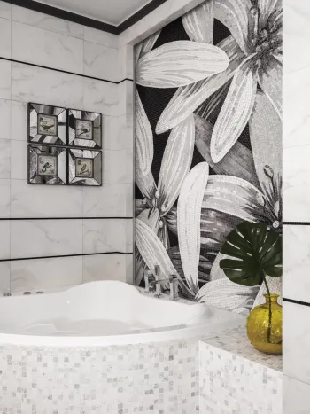 Интерьер ванной  смотреть на Basicdecor