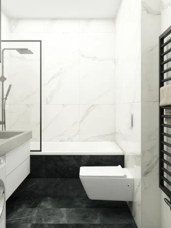 Интерьер ванной  смотреть на Basicdecor