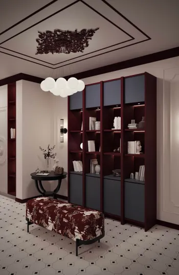 Интерьер прихожей c подсветкой  смотреть на Basicdecor