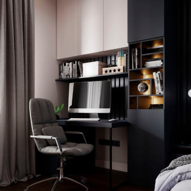Интерьер спальни  смотреть на Basicdecor