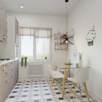 Интерьер кухни в скандинавском стиле смотреть на Basicdecor