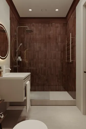 Интерьер ванной  смотреть на Basicdecor