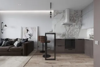 Интерьер гостиной в современном стиле смотреть на Basicdecor