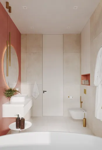 Интерьер ванной  смотреть на Basicdecor