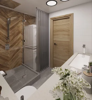 Интерьер ванной  смотреть на Basicdecor