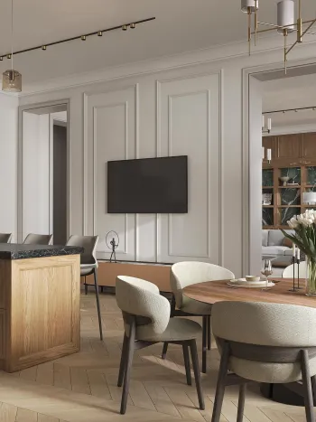 Интерьер столовой  смотреть на Basicdecor