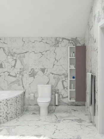 Интерьер ванной  смотреть на Basicdecor