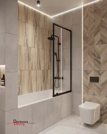 Интерьер ванной  смотреть на Basicdecor