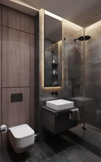Интерьер ванной  смотреть на Basicdecor
