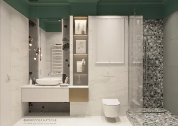 Интерьер ванной  смотреть на Basicdecor