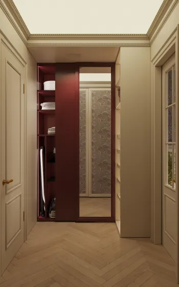 Интерьер гардеробной  смотреть на Basicdecor
