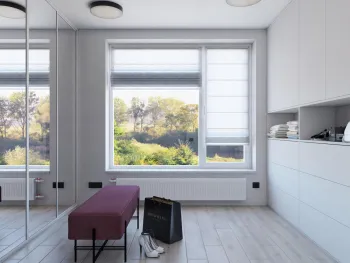 Интерьер с жалюзи  смотреть на Basicdecor