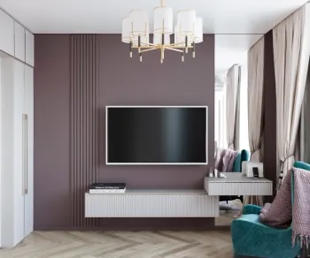 Интерьер c подсветкой в неоклассике смотреть на Basicdecor