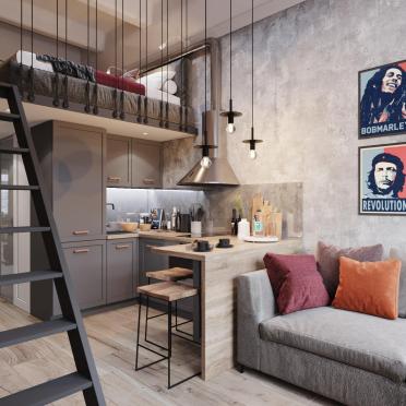 Интерьер гостиной  смотреть на Basicdecor
