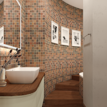Интерьер ванной  смотреть на Basicdecor