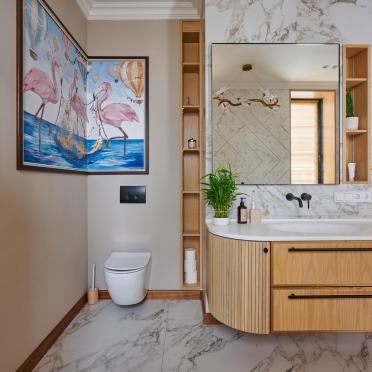 Интерьер ванной  смотреть на Basicdecor