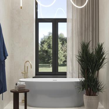 Интерьер ванной  смотреть на Basicdecor
