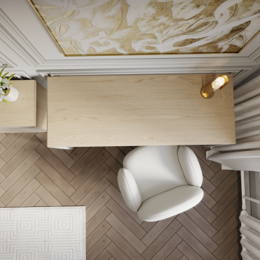 Интерьер c рабочим местом  смотреть на Basicdecor