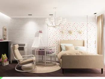 Интерьер с для девочки  смотреть на Basicdecor