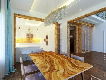 Интерьер столовой в современном стиле смотреть на Basicdecor