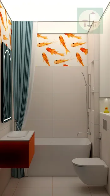 Интерьер ванной  смотреть на Basicdecor