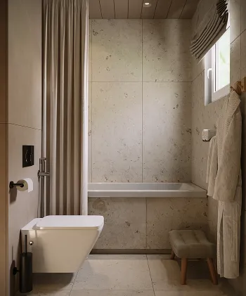 Интерьер ванной  смотреть на Basicdecor