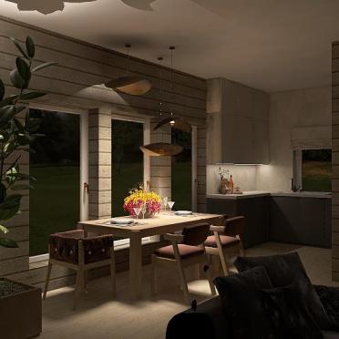 Интерьер гостиной c подсветкой  смотреть на Basicdecor