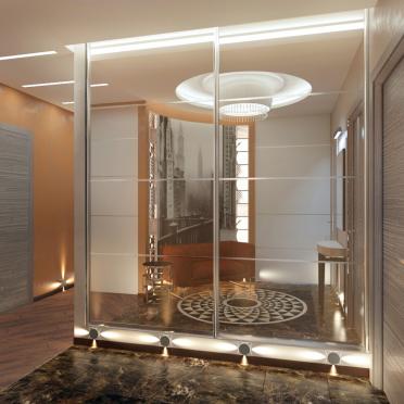 Интерьер c подсветкой в современном стиле смотреть на Basicdecor