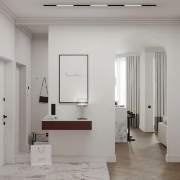 Интерьер c подсветкой в классическом стиле смотреть на Basicdecor