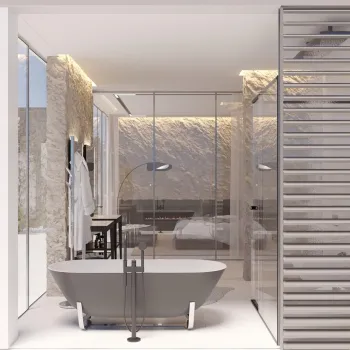 Интерьер ванной  смотреть на Basicdecor
