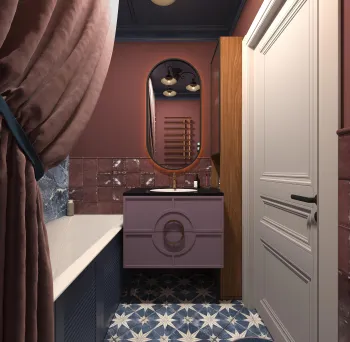 Интерьер ванной  смотреть на Basicdecor