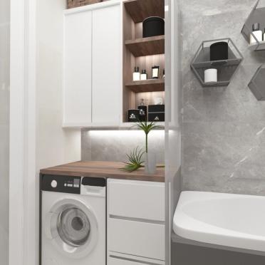 Интерьер ванной в современном стиле смотреть на Basicdecor
