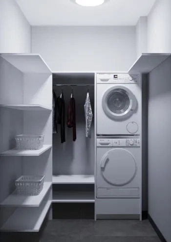 Интерьер с постирочной в современном стиле смотреть на Basicdecor