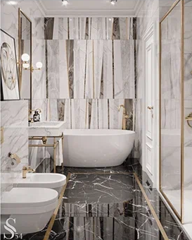 Интерьер ванной  смотреть на Basicdecor