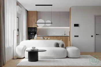 Интерьер гостиной в современном стиле и хай-теке смотреть на Basicdecor