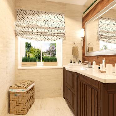 Интерьер ванной в стиле кантри смотреть на Basicdecor
