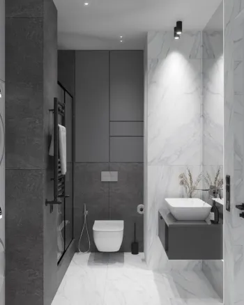 Интерьер ванной  смотреть на Basicdecor