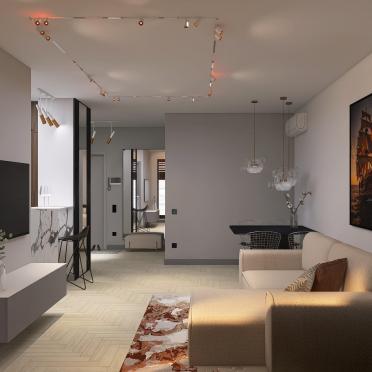 Интерьер гостиной  смотреть на Basicdecor