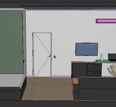 Интерьер c рабочим местом  смотреть на Basicdecor