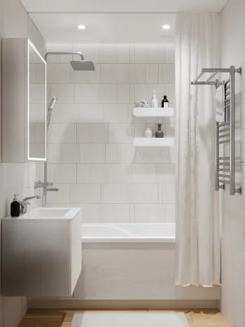Интерьер ванной  смотреть на Basicdecor