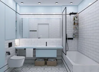 Интерьер ванной  смотреть на Basicdecor