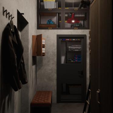 Интерьер прихожей с проходной и кладовкой  смотреть на Basicdecor