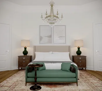 Интерьер спальни  смотреть на Basicdecor