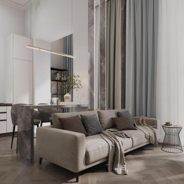 Интерьер гостиной  смотреть на Basicdecor